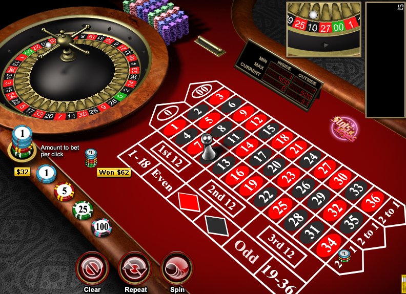 American Roulette - $10 No Deposit Casino Bonus